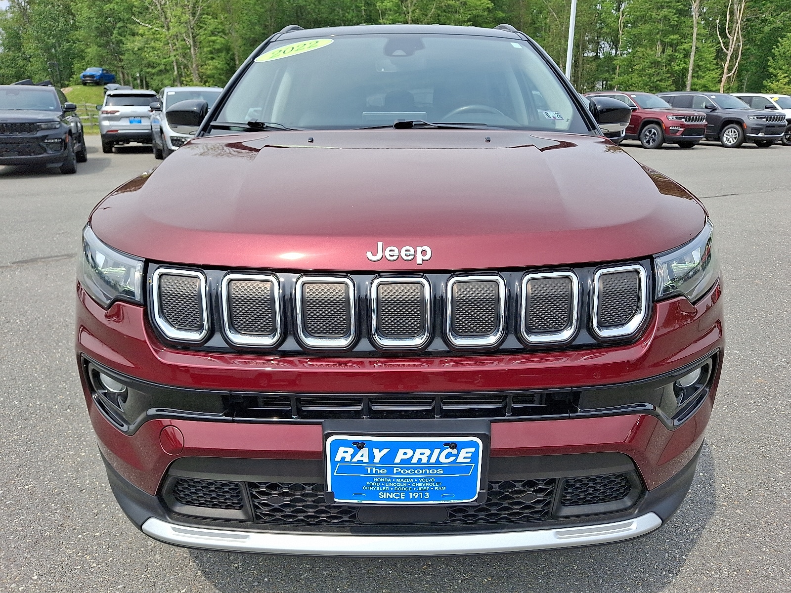 Used 2022 Jeep Compass Limited with VIN 3C4NJDCB3NT122482 for sale in Mount Pocono, PA