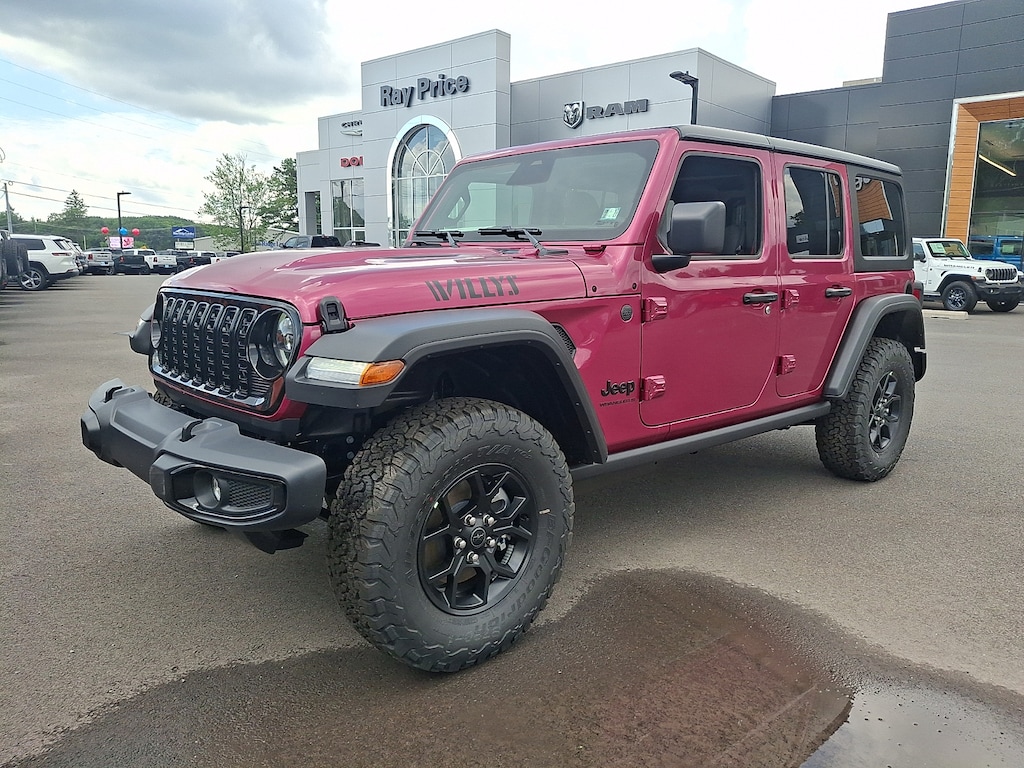 New 2026 Jeep Wrangler 4-Door Willys 4x4 Sport Utility