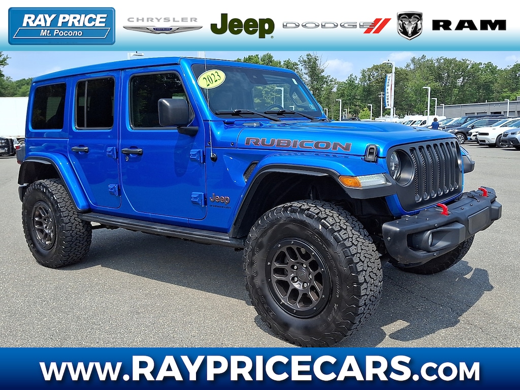Certified 2023 Jeep Wrangler 4-DOOR RUBICON 4X4 SUV