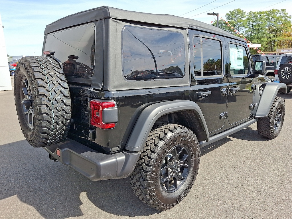 New 2025 Jeep Wrangler 4-Door Willys 4x4 Sport Utility