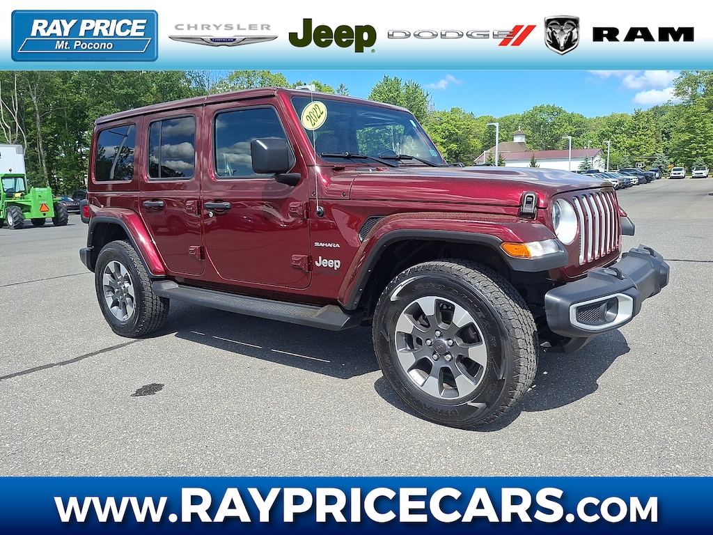 Certified 2022 Jeep Wrangler Unlimited Sahara SUV