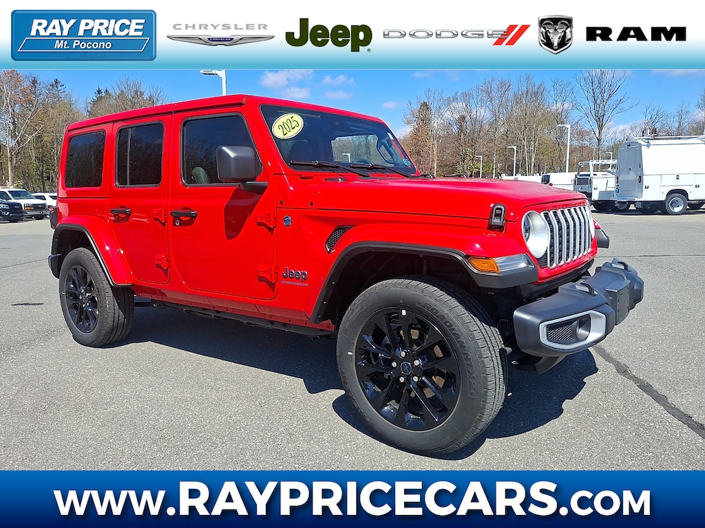 Certified 2025 Jeep Wrangler 4xe Sahara SUV