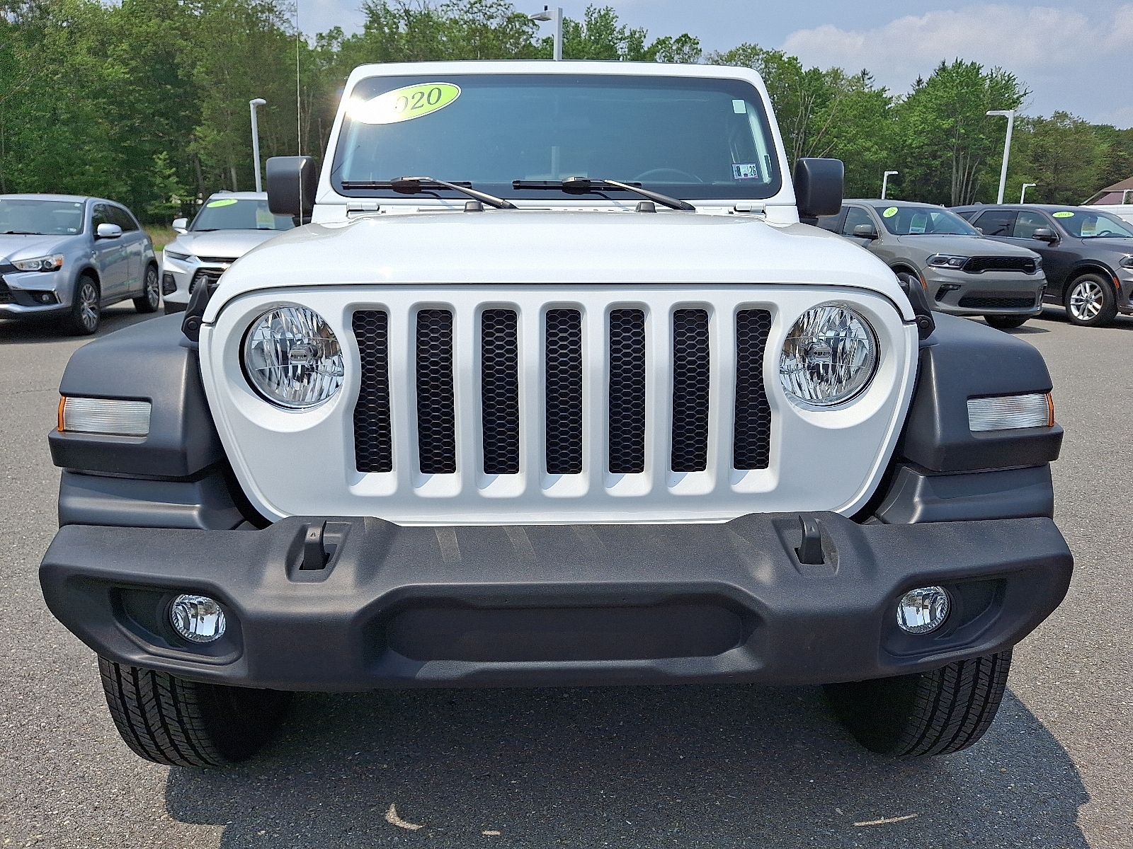 Used 2020 Jeep Wrangler Sport S with VIN 1C4GJXAN5LW203496 for sale in Mount Pocono, PA