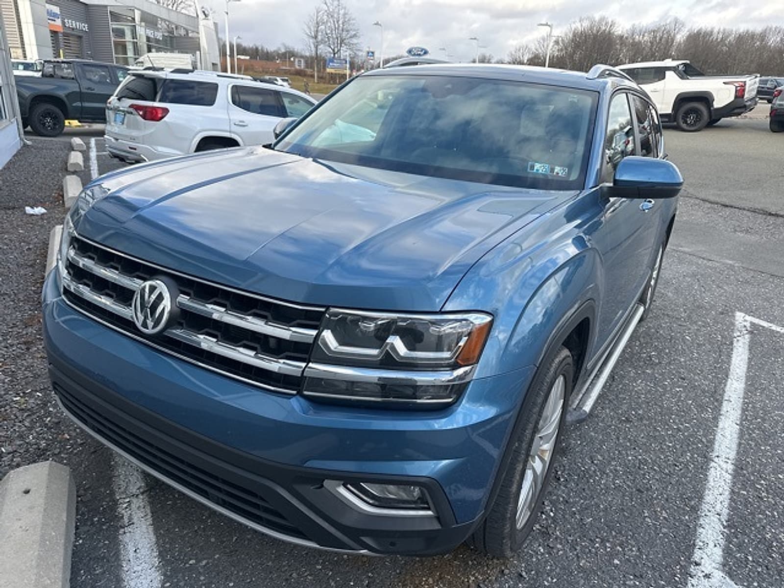 Used 2019 Volkswagen Atlas SEL with VIN 1V2MR2CA6KC582371 for sale in Mount Pocono, PA