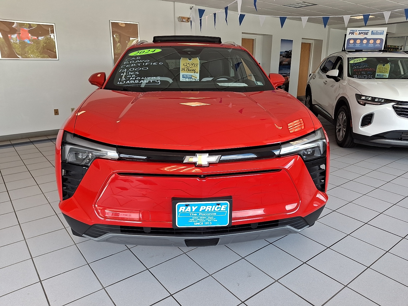 Used 2024 Chevrolet Blazer EV LT with VIN 3GNKDBRJ5RS233731 for sale in Mount Pocono, PA