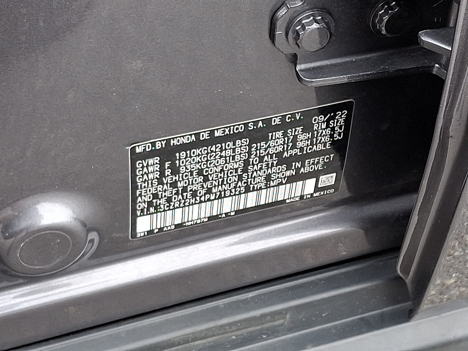 2023 Honda HR-V LX - Photo 27