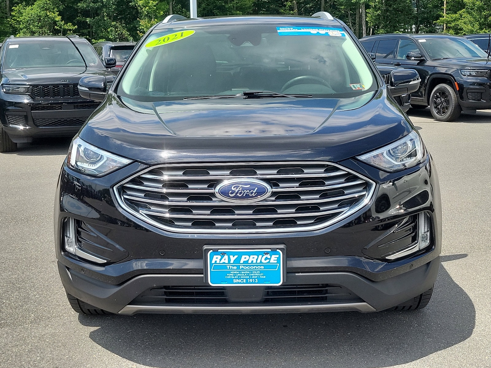 Used 2021 Ford Edge Titanium with VIN 2FMPK4K93MBA05463 for sale in Stroudsburg, PA