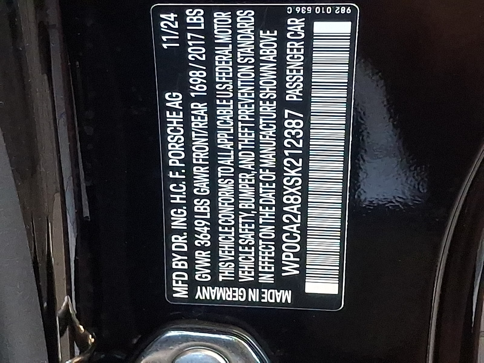 2025 Porsche 718 25