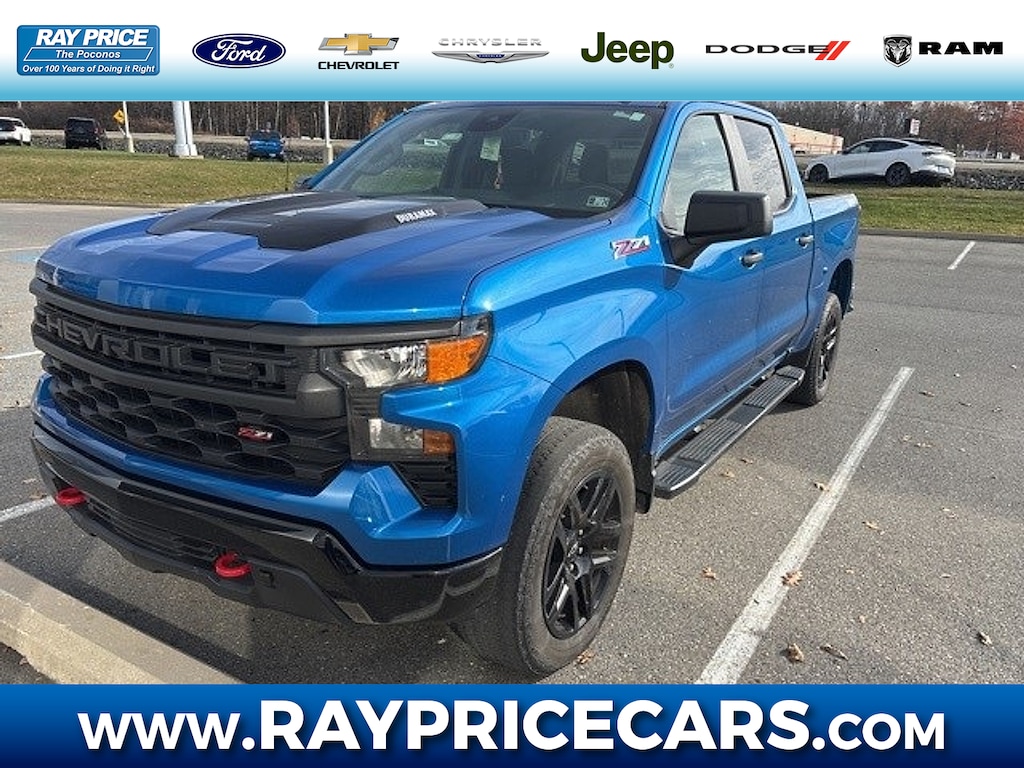 Used 2022 Chevrolet Silverado 1500 Custom Trail Boss Truck Crew Cab