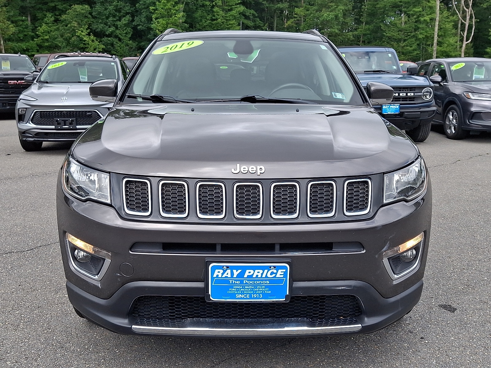 Used 2019 Jeep Compass Limited with VIN 3C4NJDCB5KT600302 for sale in Mount Pocono, PA