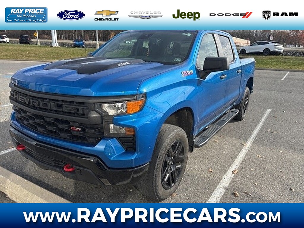 Used 2022 Chevrolet Silverado 1500 Custom Trail Boss Truck Crew Cab