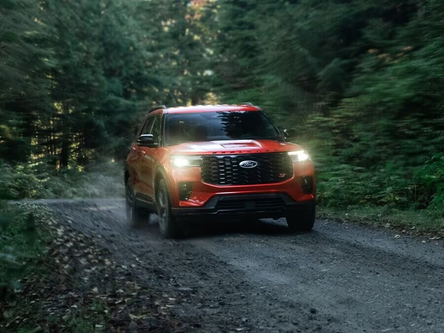  Ford Explorer in the woods