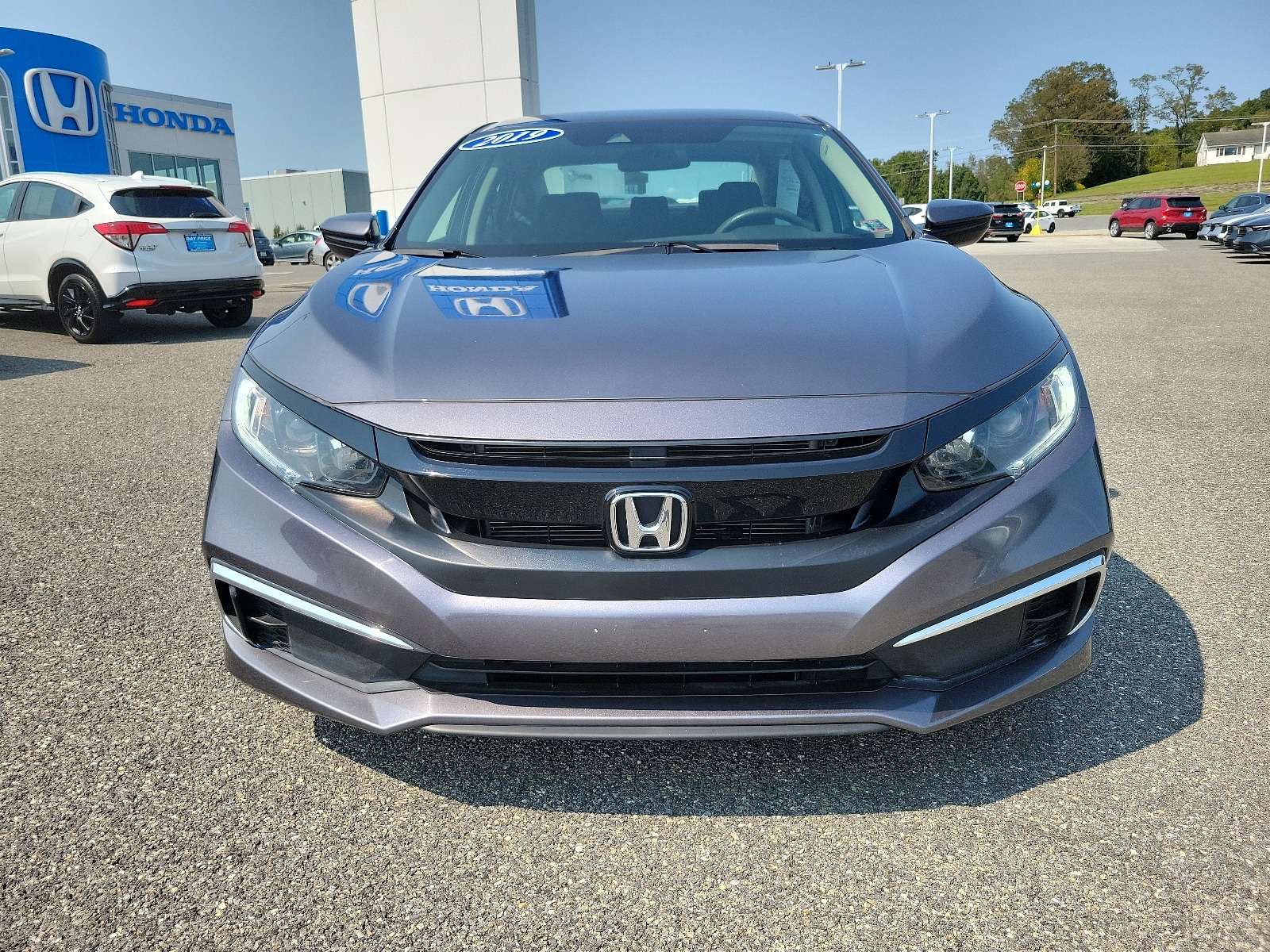 Certified 2019 Honda Civic LX with VIN 2HGFC2F63KH591448 for sale in Stroudsburg, PA