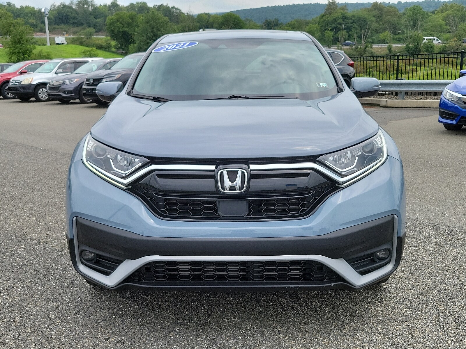 Certified 2021 Honda CR-V EX-L with VIN 5J6RW2H86MA002583 for sale in Stroudsburg, PA