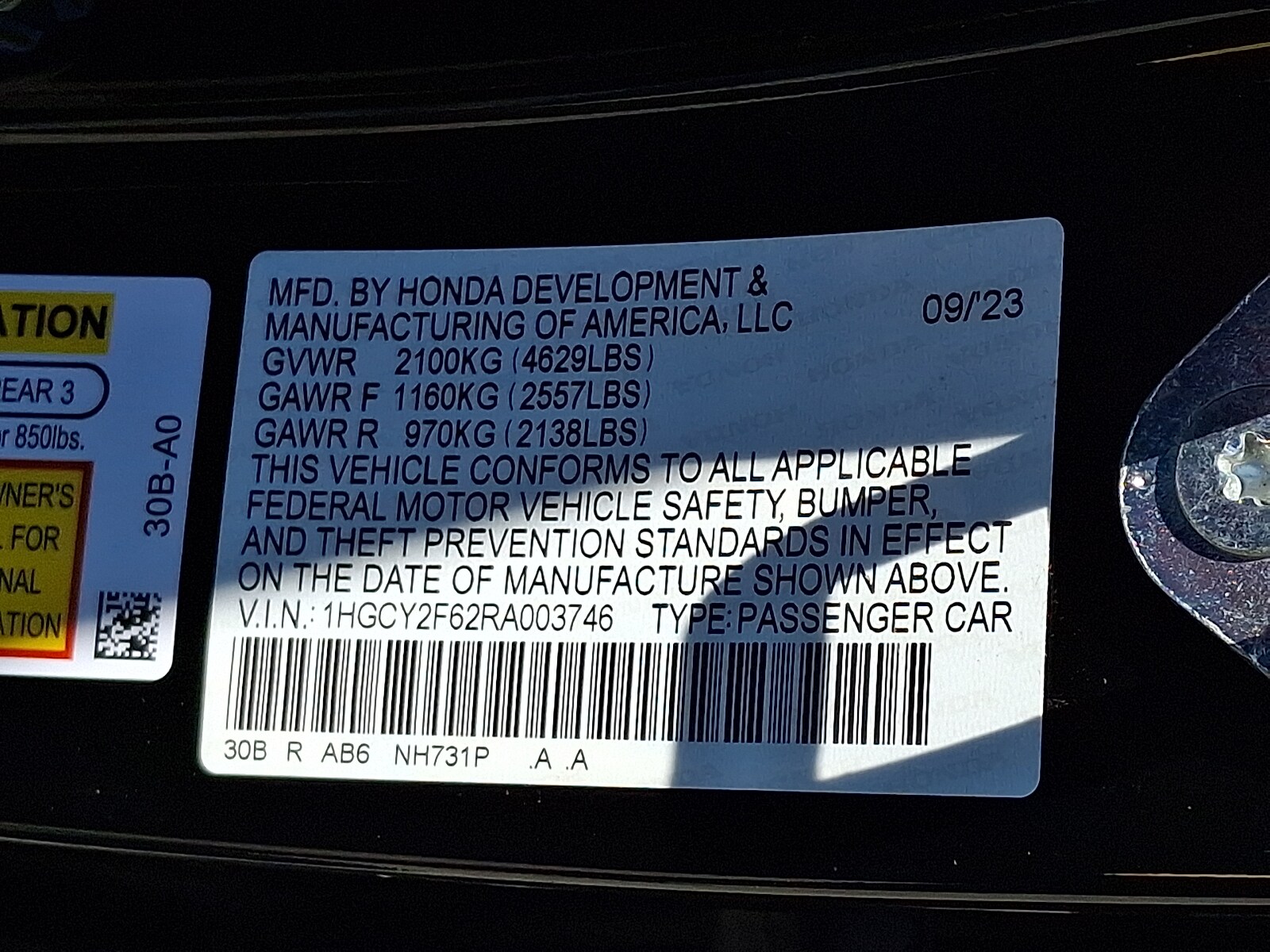 2024 Honda Accord Hybrid EX-L - Photo 27