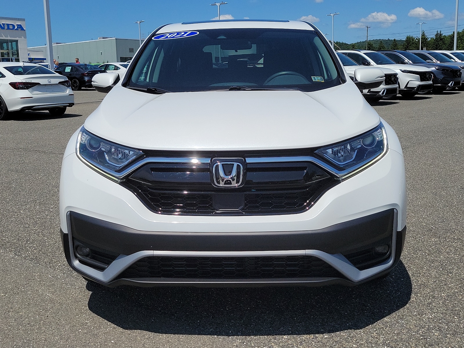 Used 2021 Honda CR-V EX with VIN 2HKRW2H54MH658687 for sale in Stroudsburg, PA