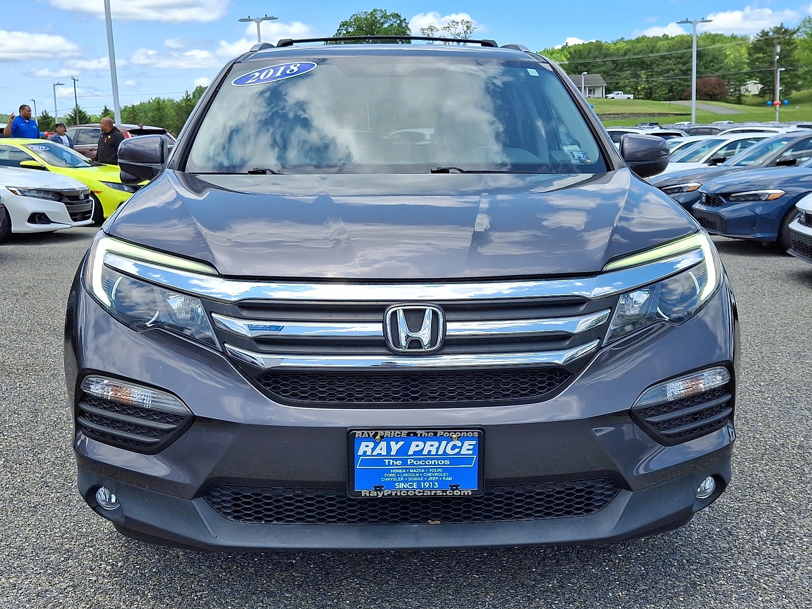 Used 2018 Honda Pilot EX-L with VIN 5FNYF6H81JB055431 for sale in Stroudsburg, PA