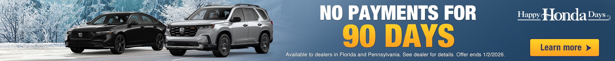 No Payments For 90 Days