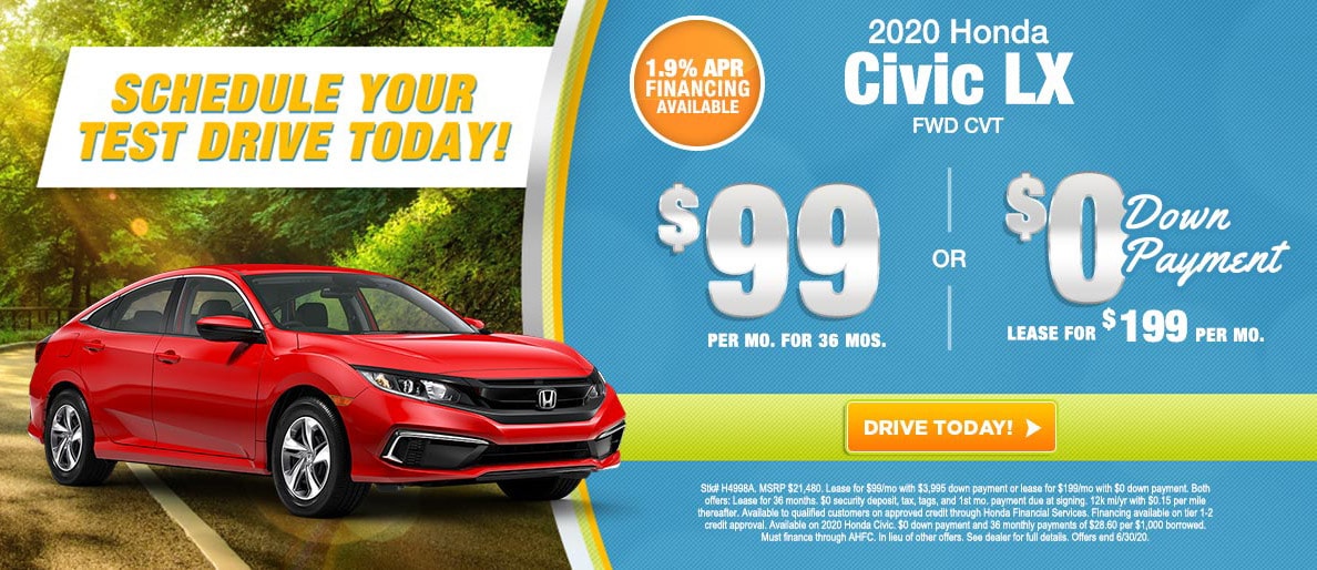 Honda Civic Lease Stroudsburg PA Ray Price Honda