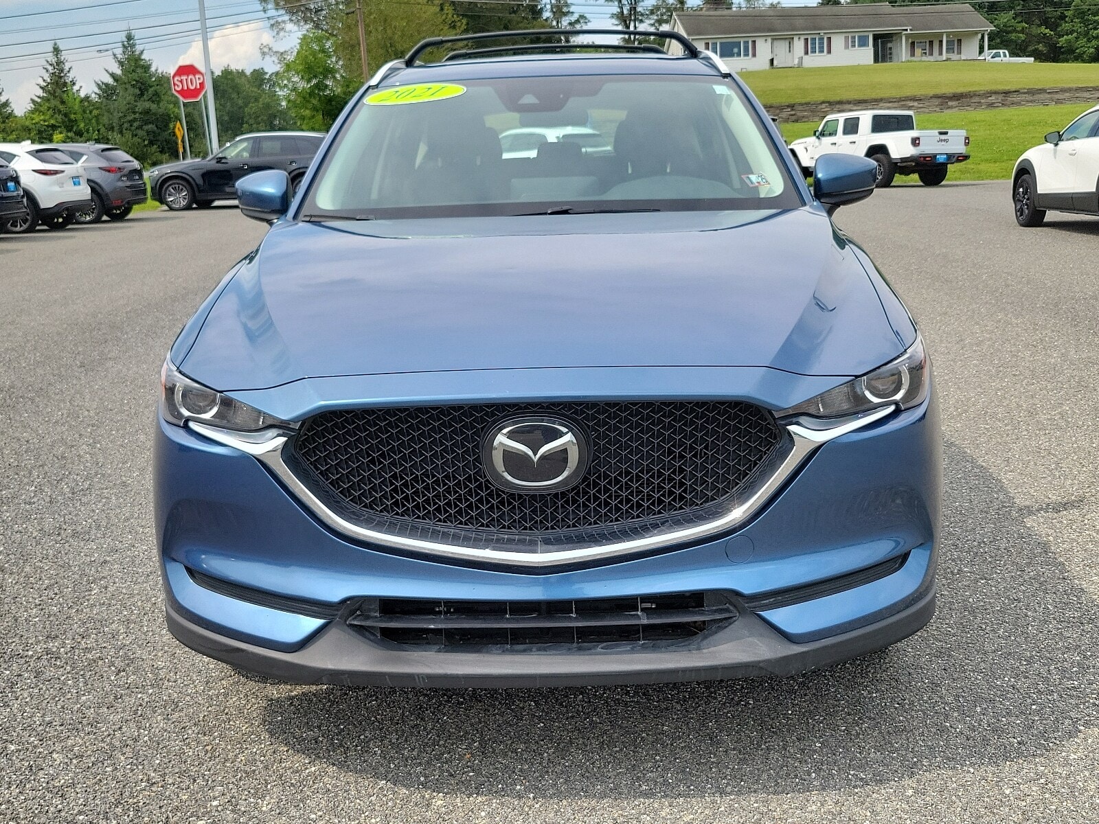 Used 2021 Mazda CX-5 Sport with VIN JM3KFBBM4M0319384 for sale in Stroudsburg, PA