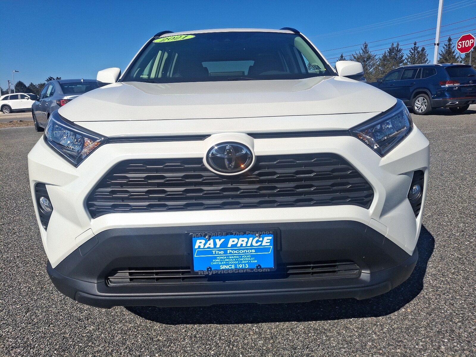 Used 2021 Toyota RAV4 XLE Premium with VIN JTMA1RFV9MD084455 for sale in Stroudsburg, PA