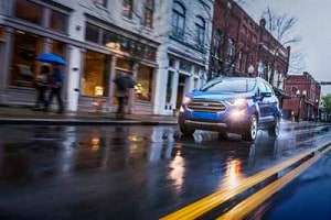 2018 Ford EcoSport with Lightning Blue exterior