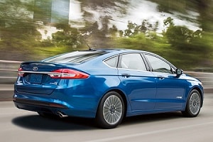 2018 Ford Fusion with stylish Lightning Blue exterior