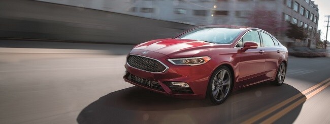 2018 Ford Fusion in Ruby Red