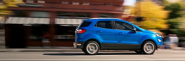 2018 Ford EcoSport in Lightning Blue