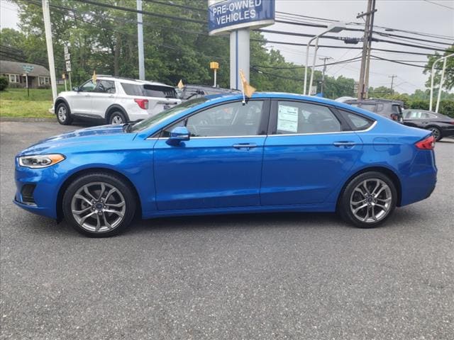 Certified 2020 Ford Fusion SEL with VIN 3FA6P0CD6LR101753 for sale in Vernon, CT