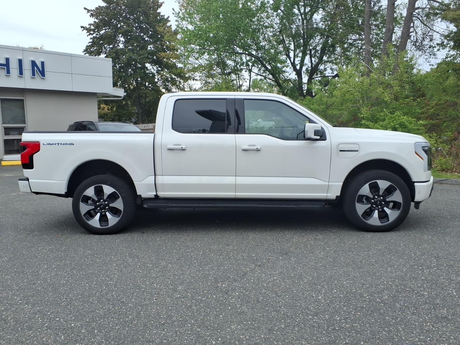 Used 2023 Ford F-150 Lightning Platinum with VIN 1FT6W1EV6PWG53944 for sale in Vernon, CT