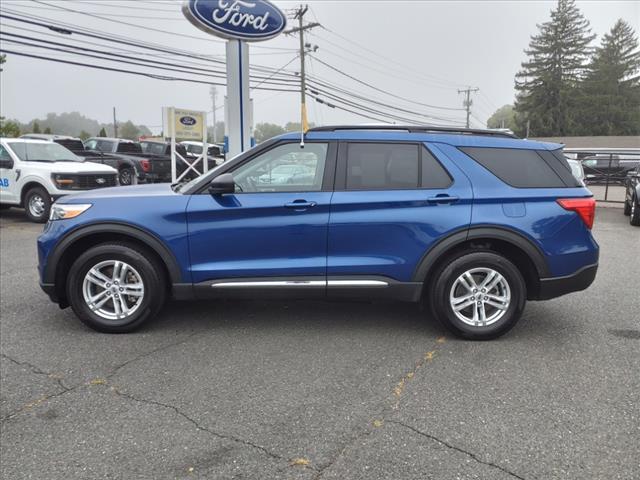 Certified 2023 Ford Explorer XLT with VIN 1FMSK8DH8PGB40523 for sale in Vernon, CT