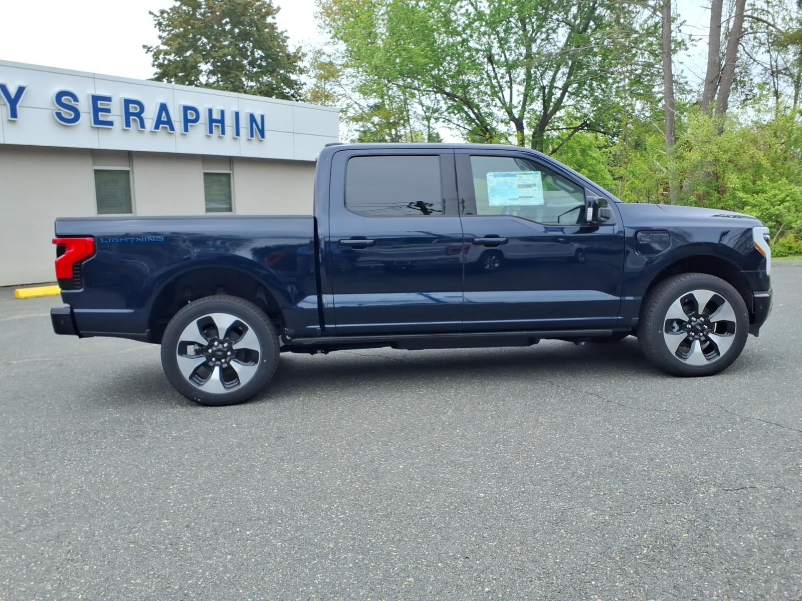 Used 2023 Ford F-150 Lightning Platinum with VIN 1FT6W1EV9PWG34420 for sale in Vernon, CT