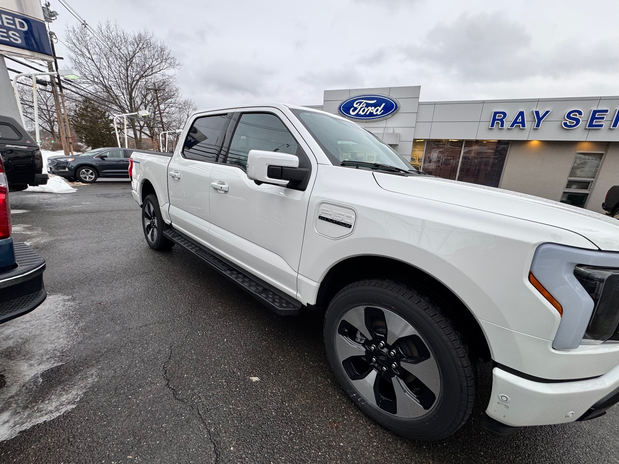 Used 2023 Ford F-150 Lightning Platinum with VIN 1FT6W1EV6PWG53944 for sale in Vernon, CT