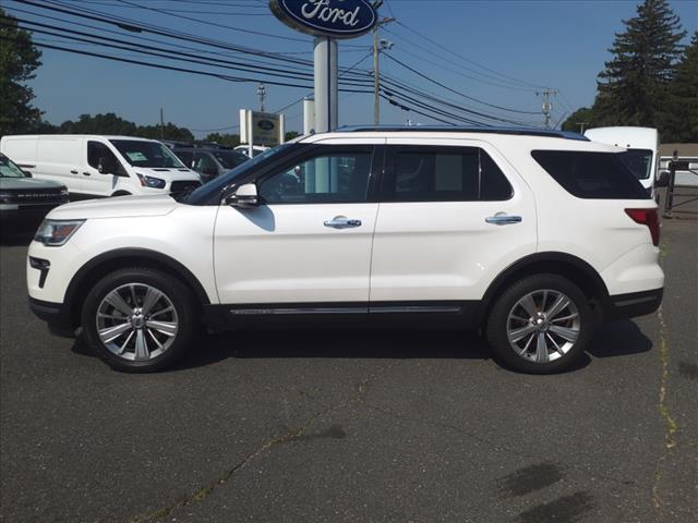 Used 2018 Ford Explorer Limited with VIN 1FM5K8FH3JGC95675 for sale in Vernon, CT