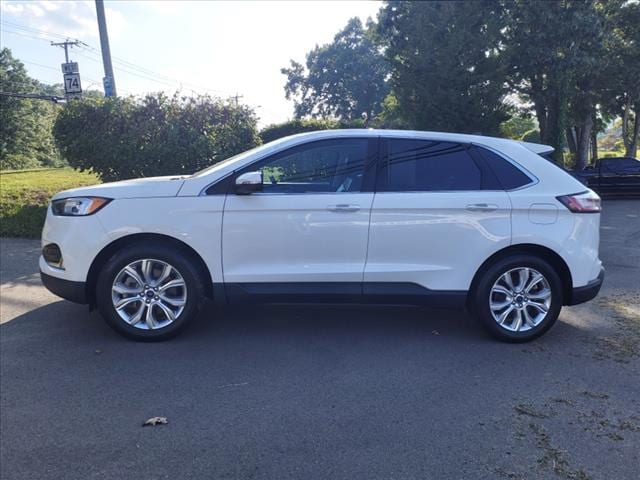 Used 2021 Ford Edge Titanium with VIN 2FMPK4K90MBA09034 for sale in Vernon, CT