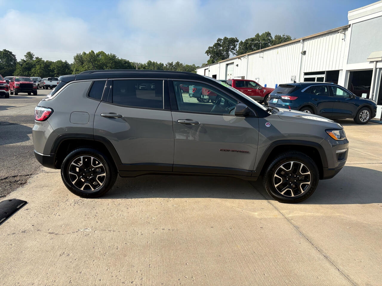 Used 2021 Jeep Compass Trailhawk with VIN 3C4NJDDB1MT594466 for sale in Brandenburg, KY