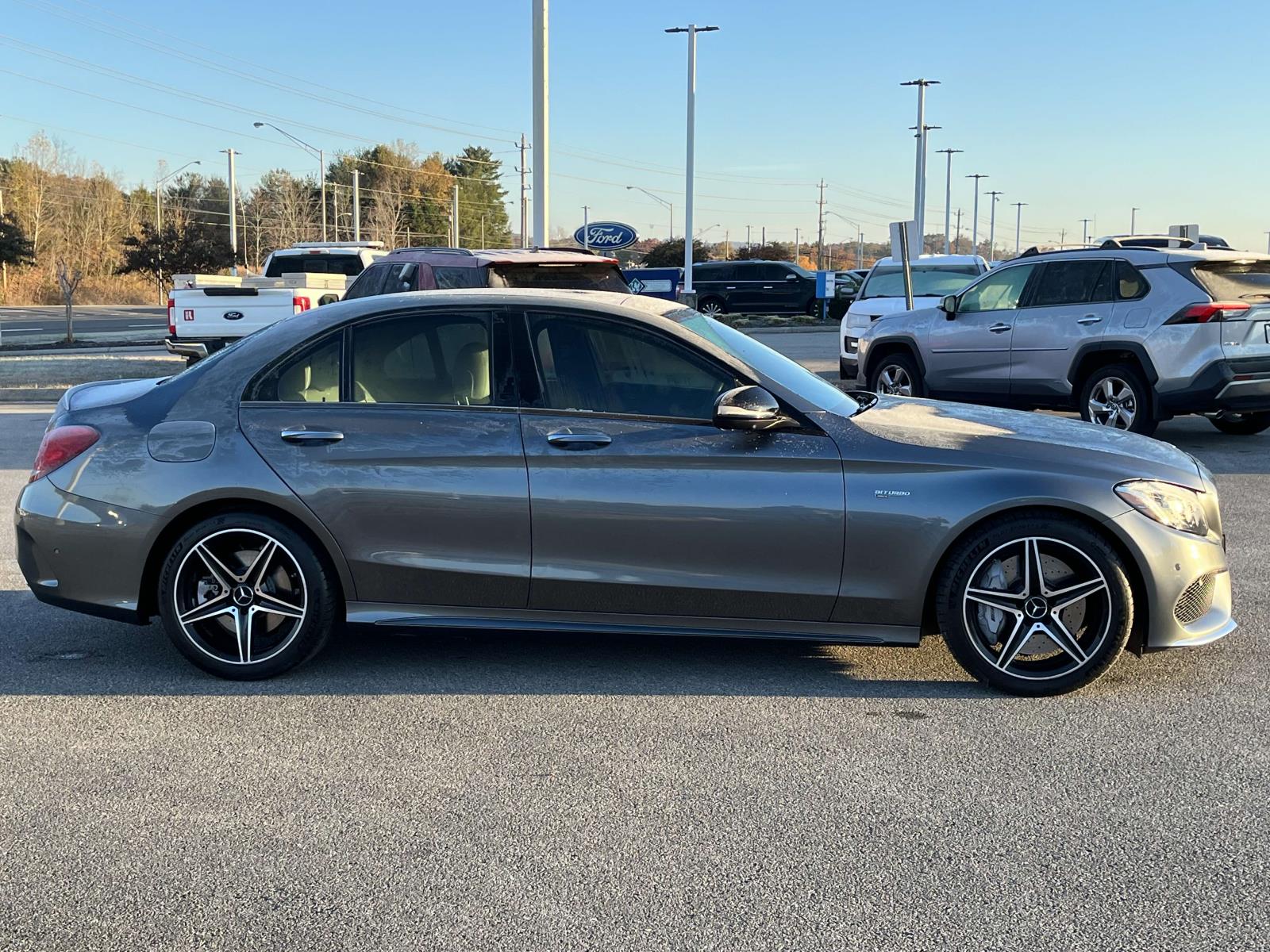 Used 2018 Mercedes-Benz C-Class Sedan AMG C43 with VIN 55SWF6EB6JU265433 for sale in Clinton, TN