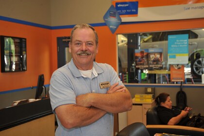 Staff member Mike Purcell from 77ef7739fdcb