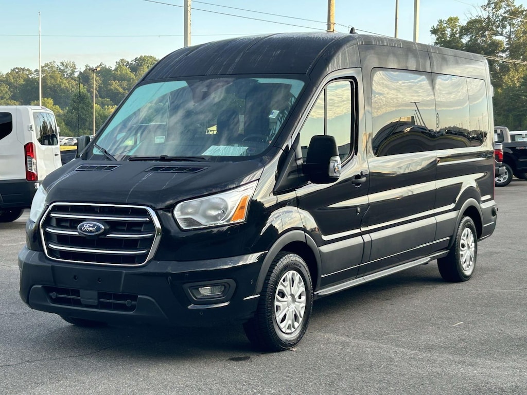 Used 2020 Ford Transit Passenger Wagon T-350 148 Med Roof XL RWD Full-size Passenger Van