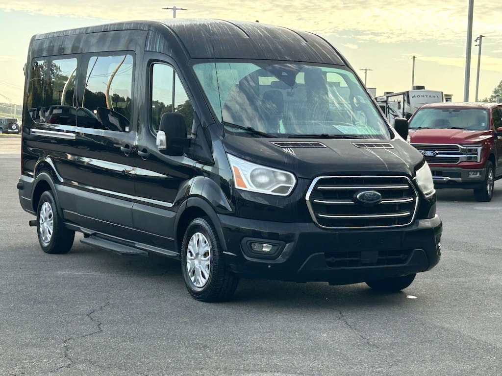 Used 2020 Ford Transit Passenger Wagon T-350 148 Med Roof XL RWD Full-size Passenger Van