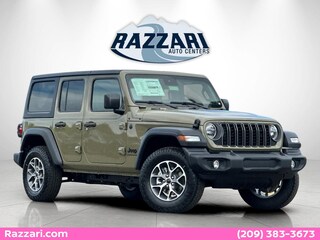 New 2025 Jeep Wrangler 4-DOOR SPORT S Sport Utility for sale in Merced, CA