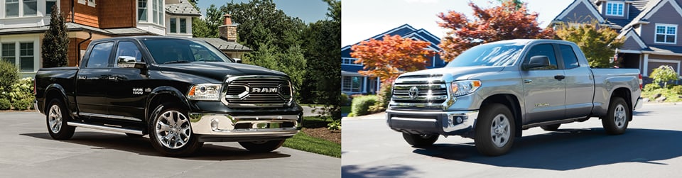Ram 1500 vs. Toyota Tundra Truck Comparison