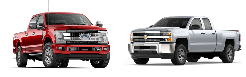 2018 Ford F-250 Super Duty vs. Chevy Silverado 2500HD
