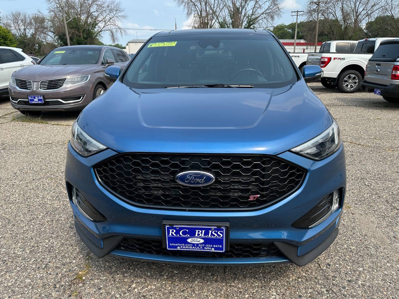 Used 2019 Ford Edge ST with VIN 2FMPK4AP2KBC20605 for sale in Faribault, Minnesota