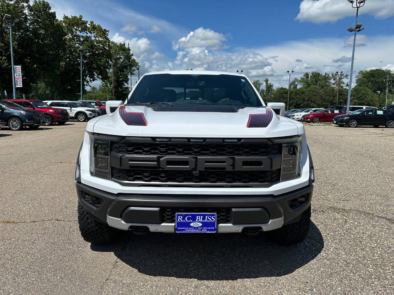 Used 2022 Ford F-150 Raptor with VIN 1FTFW1RG9NFB04229 for sale in Faribault, Minnesota