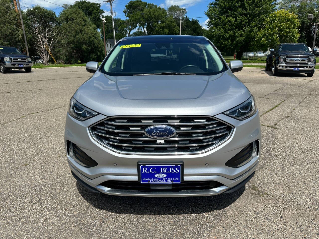 Used 2019 Ford Edge Titanium with VIN 2FMPK4K98KBB27796 for sale in Faribault, Minnesota