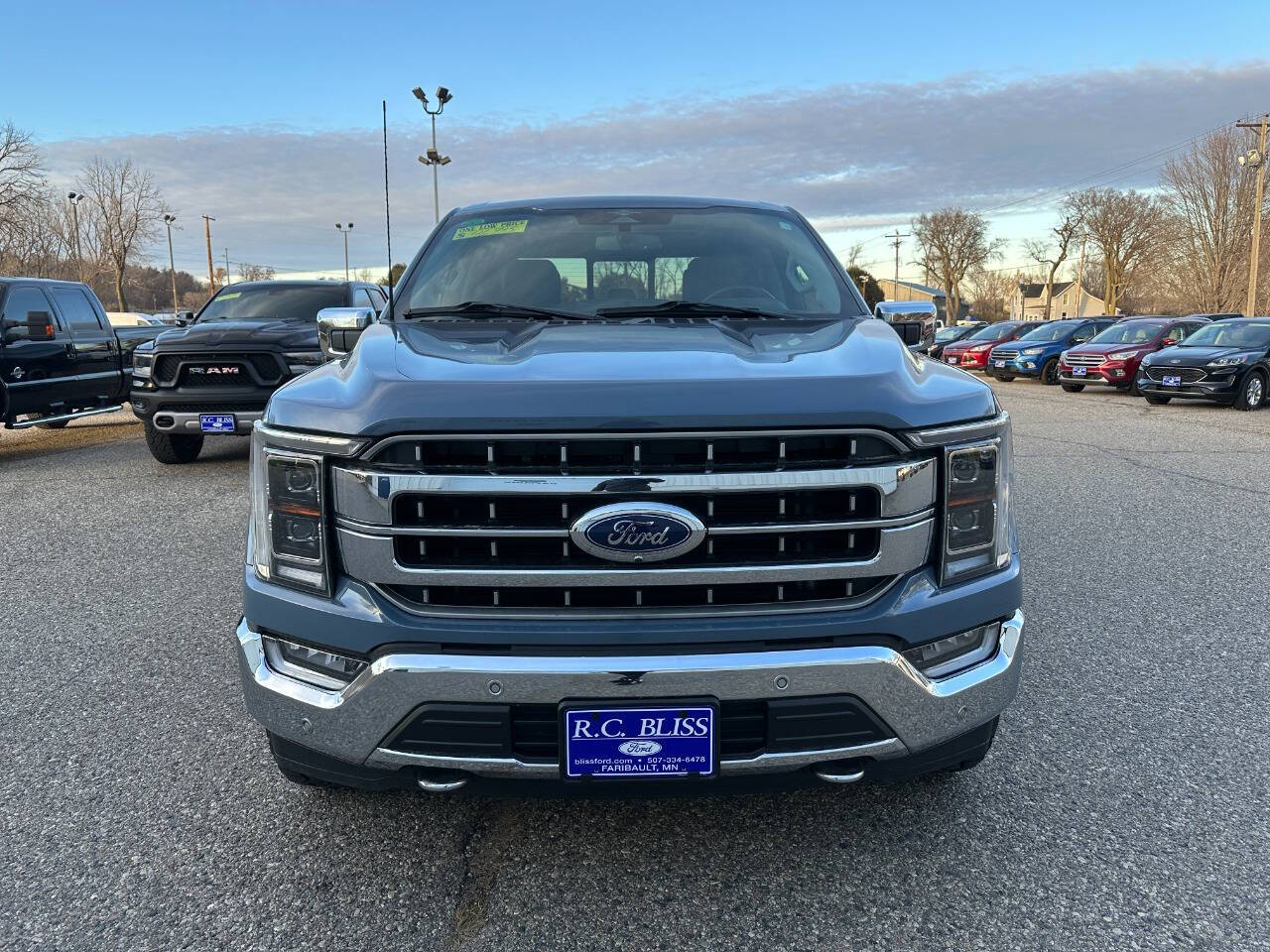 Used 2023 Ford F-150 Lariat with VIN 1FTFW1E51PFC29555 for sale in Faribault, Minnesota