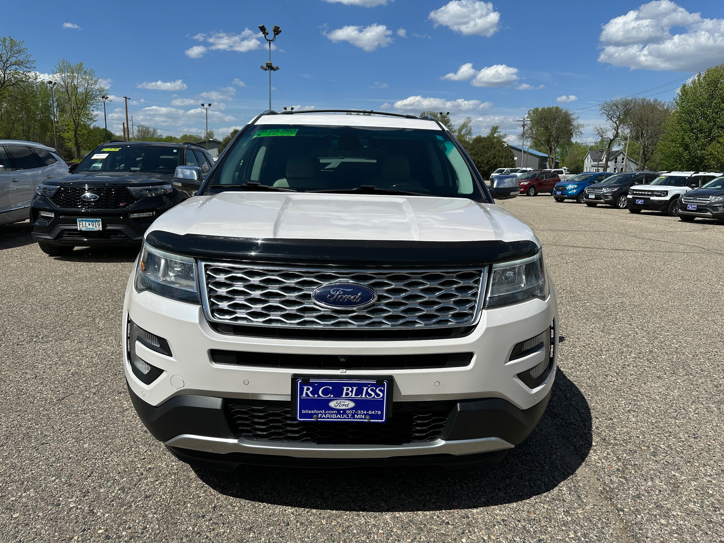 Used 2017 Ford Explorer Platinum with VIN 1FM5K8HT2HGA38325 for sale in Faribault, Minnesota