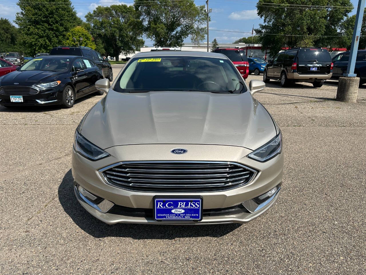 Used 2017 Ford Fusion Titanium with VIN 3FA6P0K95HR227641 for sale in Faribault, Minnesota